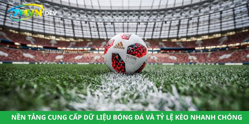 Nền tảng cung cấp dữ liệu bóng đá và tỷ lệ kèo nhanh chóng